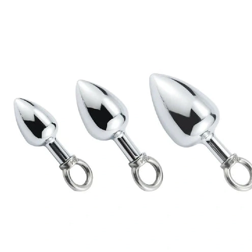 Anal DiscreetChoice Ring Hook with Set Stainless Steel Cock 4663 0726